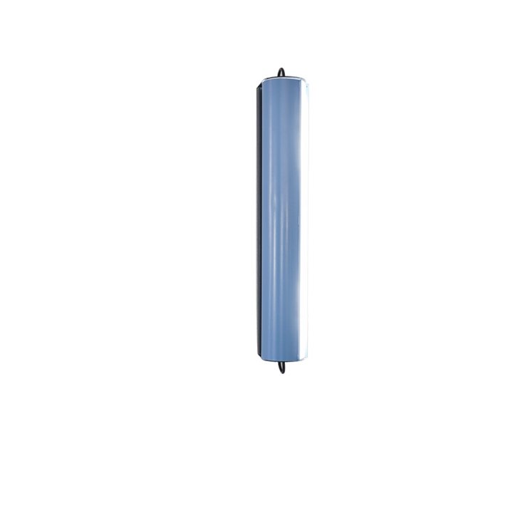 Applique Cylindrique Longue væglampe, grå/lyseblå